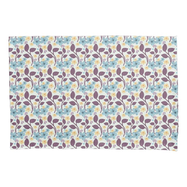  Floral Seamless Pattern | Vintage Style  Pillowcase (Front)