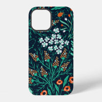 floral seamless pattern with summer blooms and co