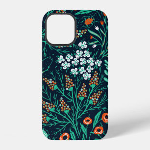 floral seamless pattern with summer blooms and co iPhone 12 case