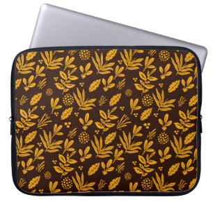 Floral Seamless: Perfect Textile Design Laptop Sleeve