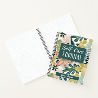 Floral Self-Care Journal: A Journey to Wellness Notebook
