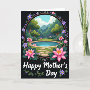 Floral Serene Mothers Day Card
