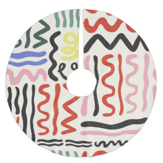 Floral Shawl: Square Paisley Ornament Brushed Polyester Tree Skirt