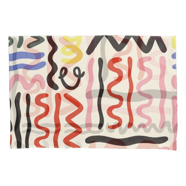 Floral Shawl: Square Paisley Ornament Pillowcase (Front)