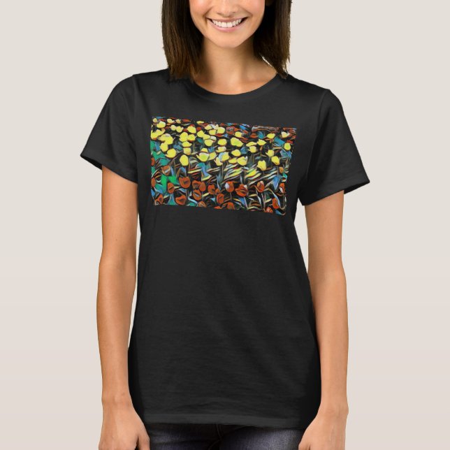 Floral - Shirt (Black) - Dreaming (Front)