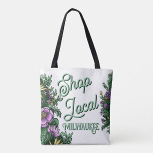 Floral Shop local, city Tote Bag