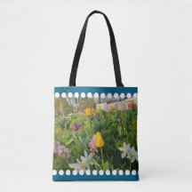 Floral Shoulder Tote Bag