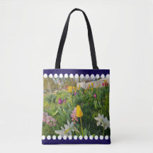 Floral Shoulder Tote Bag