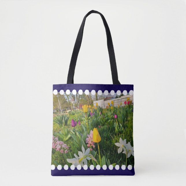Floral Shoulder Tote Bag (Front)