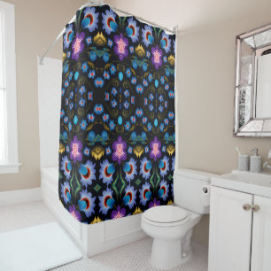 floral shower curtain