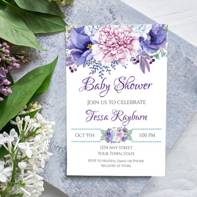 Floral Shower Invitation (Creator Uploaded)