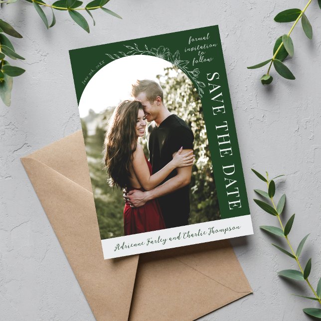 Floral Simplicity 1 Evergreen Save The Date (Creator Uploaded)