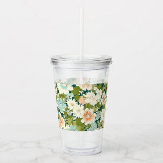 Floral Sipper Tumbler
