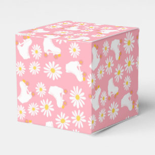 Floral Skates Roller Skating Pattern Birthday  Favour Box