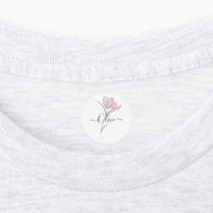 Floral Sketch watercolor Personalised
