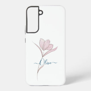 Floral Sketch Watercolor Samsung Galaxy Case
