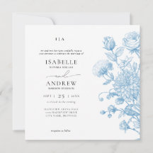 Floral sketch Wedding