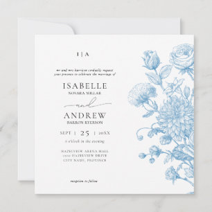 Floral sketch Wedding