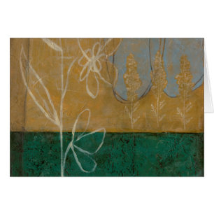 Floral Sketch with Wildflower and Plants