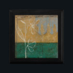 Floral Sketch with Wildflower and Plants Gift Box<br><div class="desc">A lot is going on in this painting by Jennifer Goldberger. A floral sketch takes centre stage,  and small trees make up the background. Fans of Eugene Delacroix and Edward Hopper may want to purchase this piece!</div>