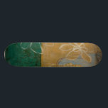 Floral Sketch with Wildflower and Plants Skateboard<br><div class="desc">A lot is going on in this painting by Jennifer Goldberger. A floral sketch takes centre stage,  and small trees make up the background. Fans of Eugene Delacroix and Edward Hopper may want to purchase this piece!</div>
