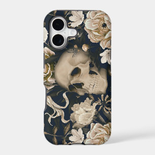 floral skull