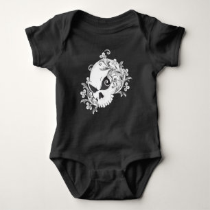 Floral Skull Baby Bodysuit