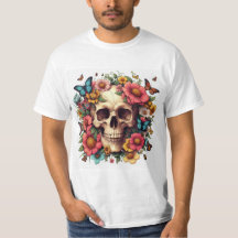 Floral Skull: Beauty in Darkness