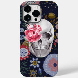 Floral Skull Case-Mate iPhone 14 Pro Max Case