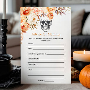 Floral Skull Halloween Advice for Mummy Game
