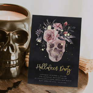 Floral Skull Halloween Party