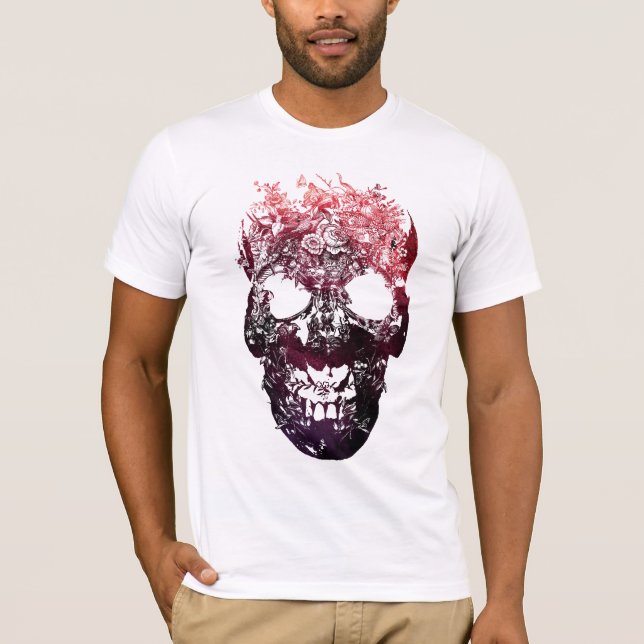 Floral Skull T-Shirt (Front)