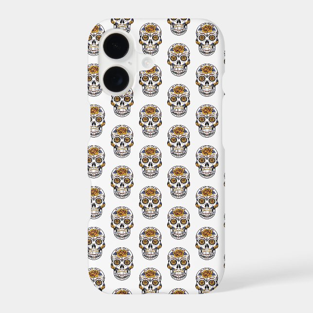 Floral Skulls Pattern  (Back)