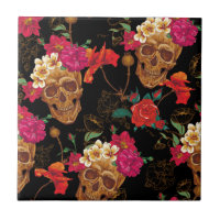 floral Skulls