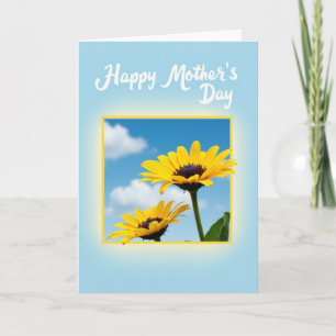 Floral Sky Scene Art Card
