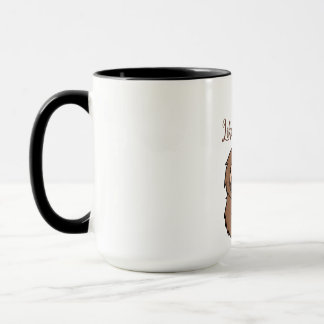 Floral Sloth Art Mug