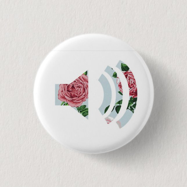 Floral Sound Button (Front)