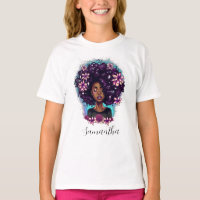 Floral Sparkling Afro Woman