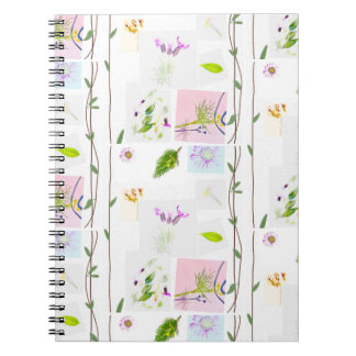 Floral Spiral Notebook