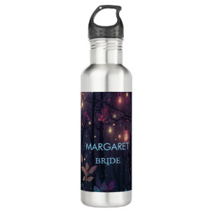 Floral Spray Fantasy Art Wedding Bride  710 Ml Water Bottle