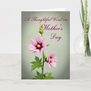 Floral Spray Mothers Day Card