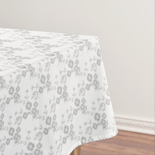Floral Spray,Style1-Bridal-White-52x70 TABLECLOTH