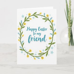 Floral Spring Friend Card