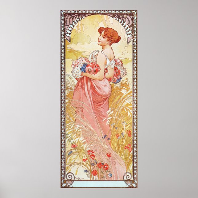 Floral Spring Goddess Poster (Front)