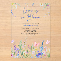 Floral Spring Love is in Bloom Bridal Shower 