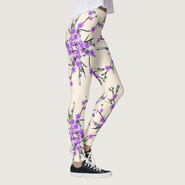floral spring pattern leggings (Right)