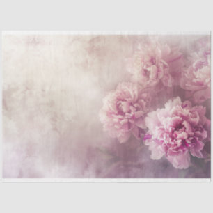 Floral Spring Peonies Lilac Decoupage Tissue Paper