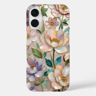 Floral Stained Glass Phone Case Botanical