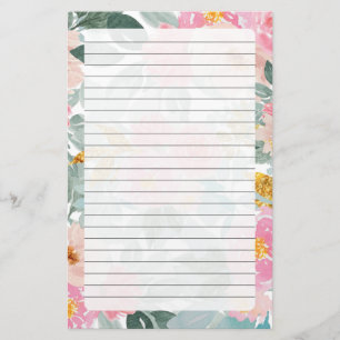 Floral Stationery