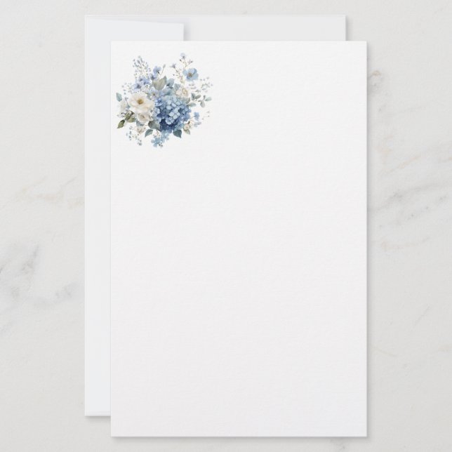 Floral Stationery Paper (Front)